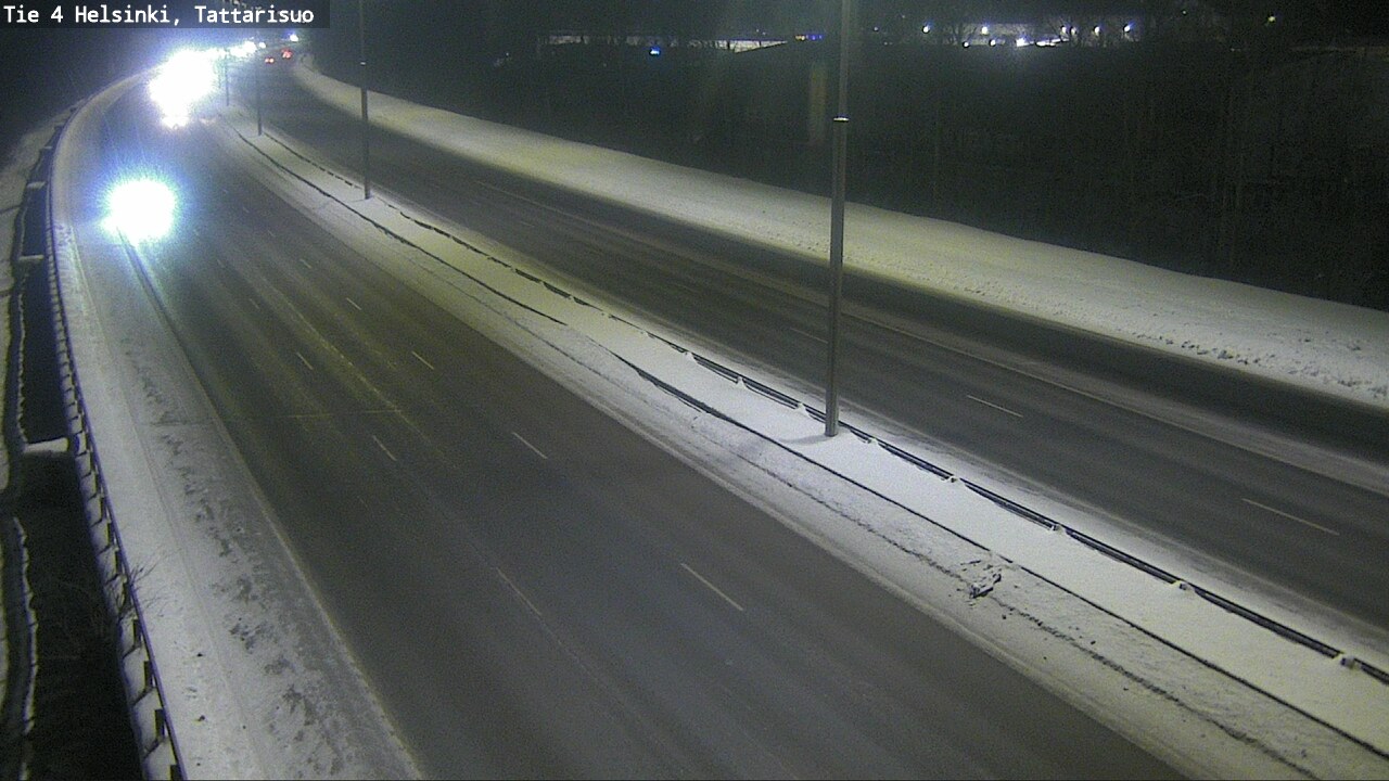 Weather Camera Image Road 4 Helsinki, Tattarisuo, Helsinki, Uusimaa