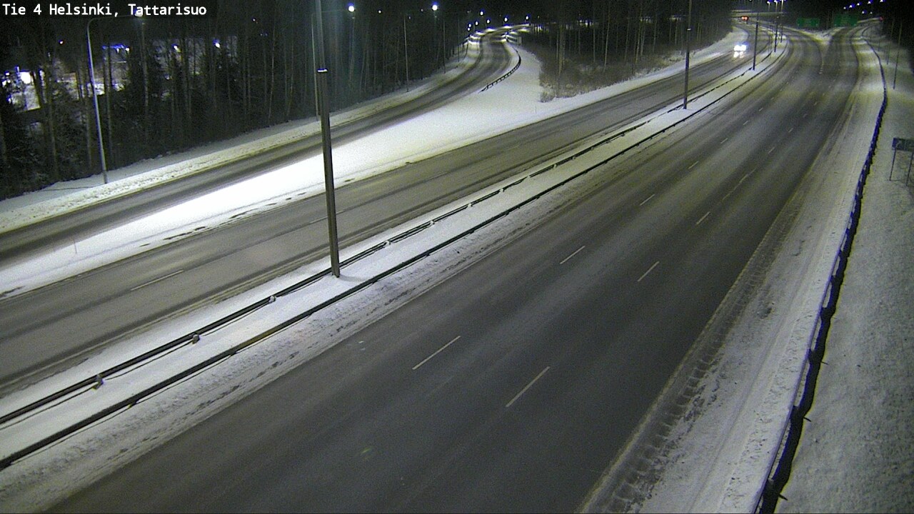 Weather Camera Image Road 4 Helsinki, Tattarisuo, Helsinki, Uusimaa