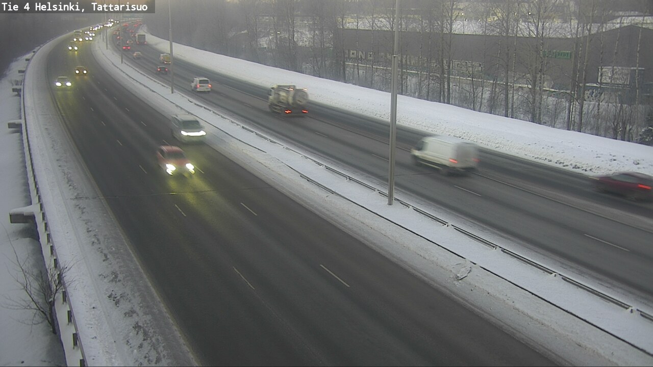 Weather Camera Image Road 4 Helsinki, Tattarisuo, Helsinki, Uusimaa