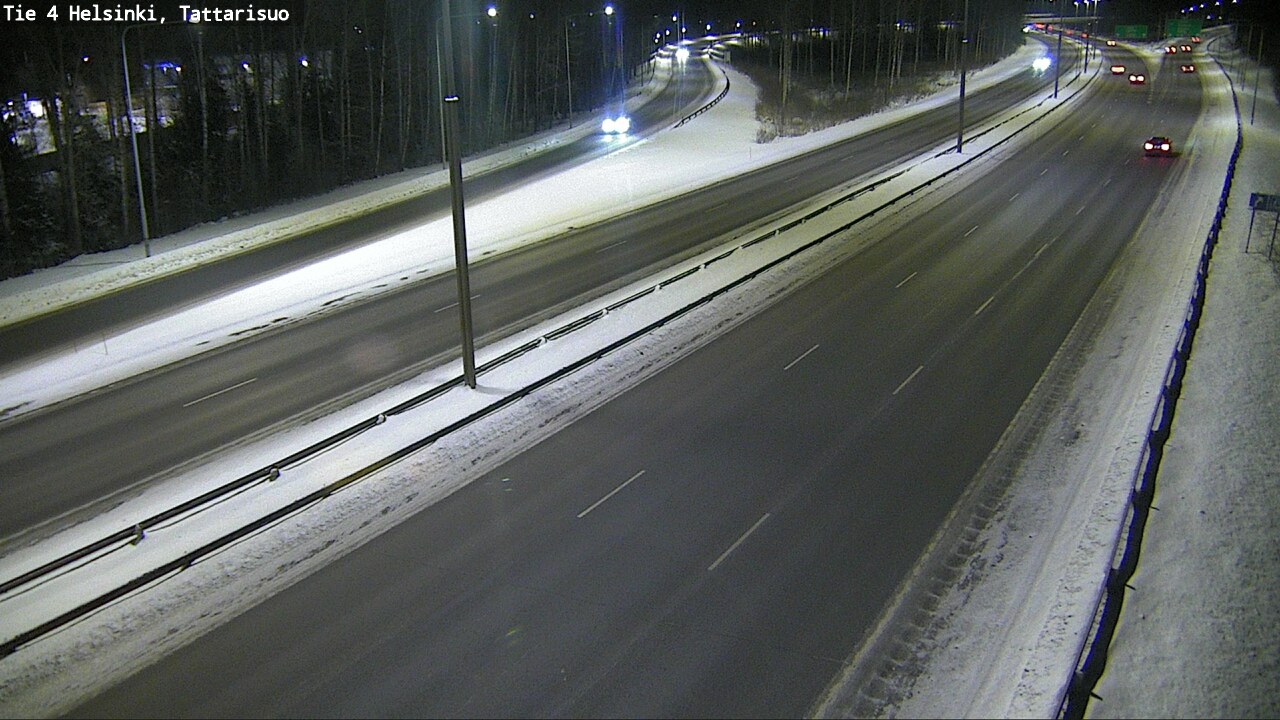 Weather Camera Image Road 4 Helsinki, Tattarisuo, Helsinki, Uusimaa