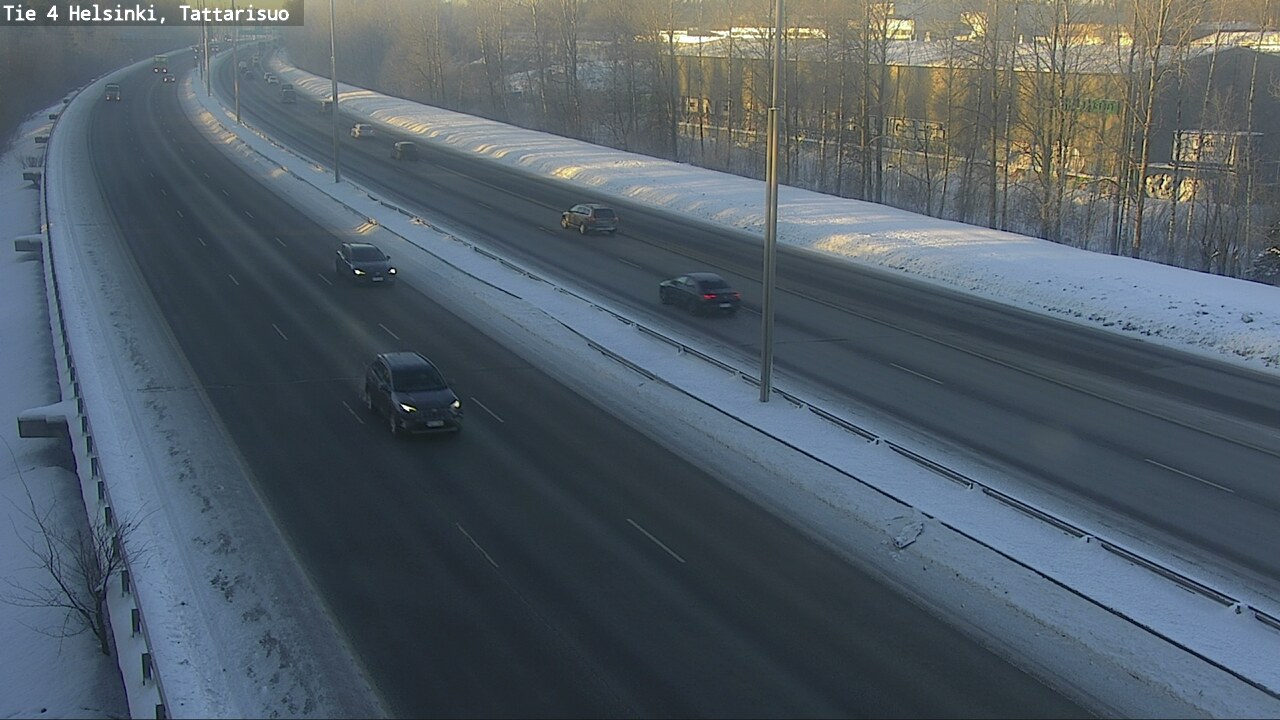Weather Camera Image Road 4 Helsinki, Tattarisuo, Helsinki, Uusimaa