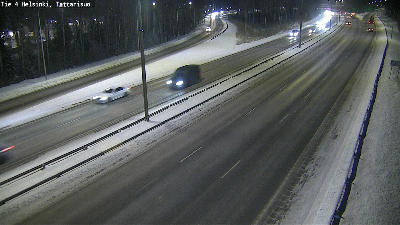 Weather Camera Image Road 4 Helsinki, Tattarisuo, Helsinki, Uusimaa