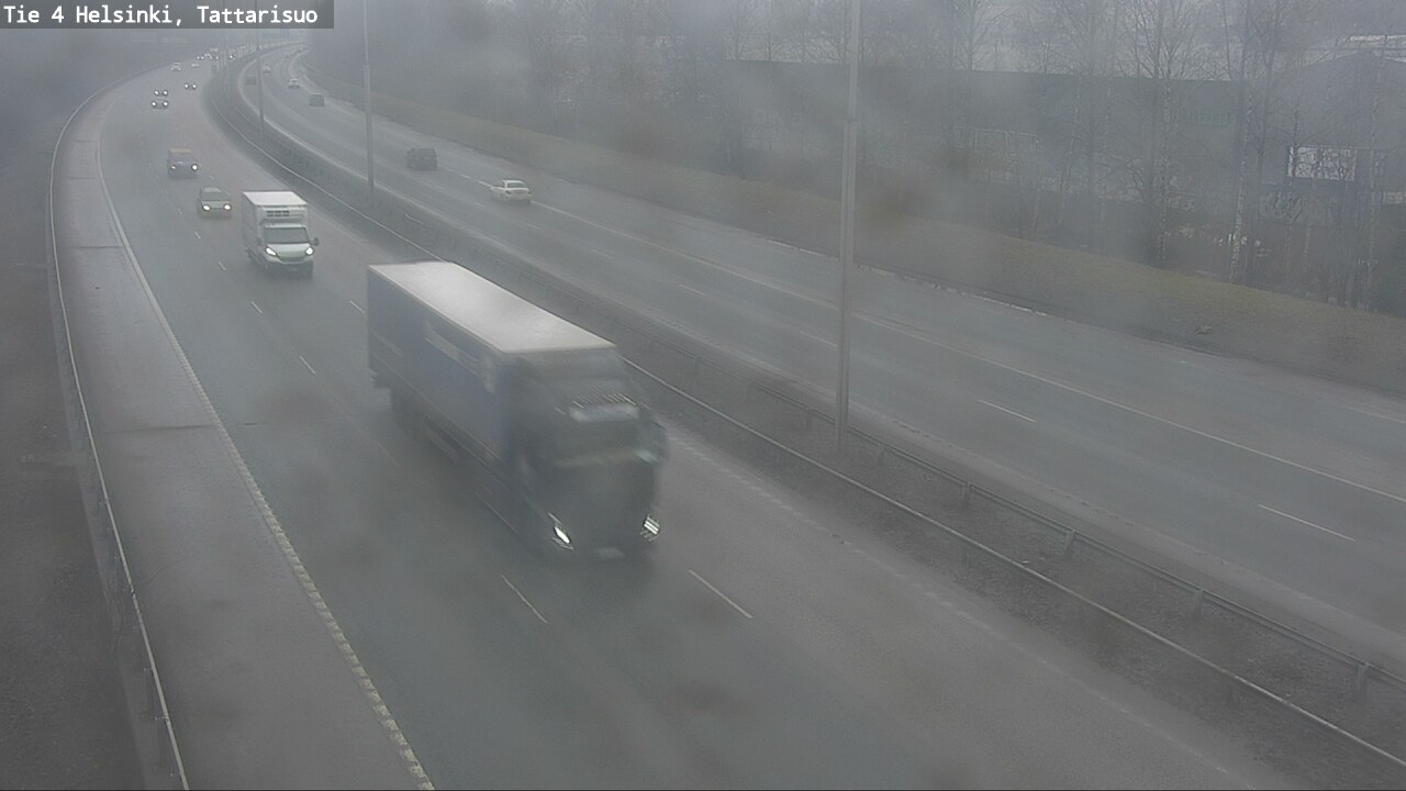 Weather Camera Image Väg 4 Helsingfors, Tattarmossen, Helsinki, Uusimaa