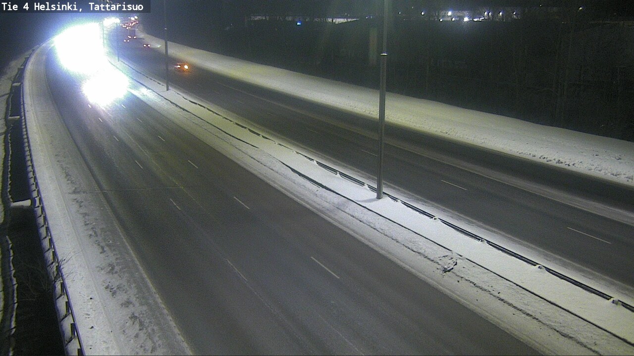 Weather Camera Image Road 4 Helsinki, Tattarisuo, Helsinki, Uusimaa