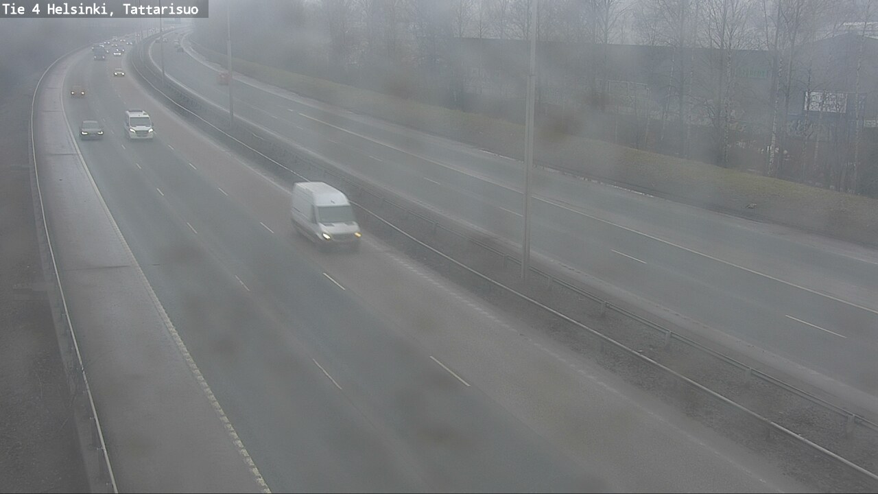 Weather Camera Image Väg 4 Helsingfors, Tattarmossen, Helsinki, Uusimaa