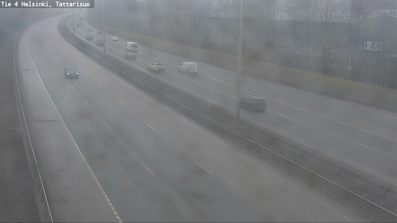 Weather Camera Image Väg 4 Helsingfors, Tattarmossen, Helsinki, Uusimaa