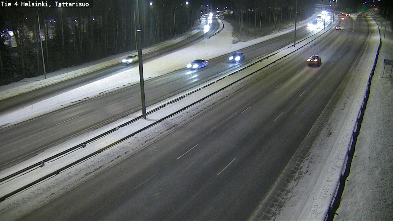Weather Camera Image Road 4 Helsinki, Tattarisuo, Helsinki, Uusimaa
