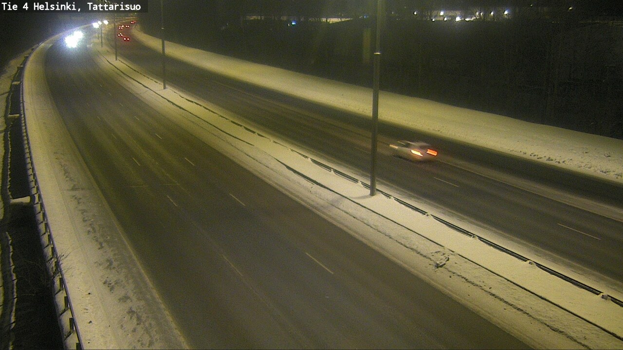 Weather Camera Image Road 4 Helsinki, Tattarisuo, Helsinki, Uusimaa