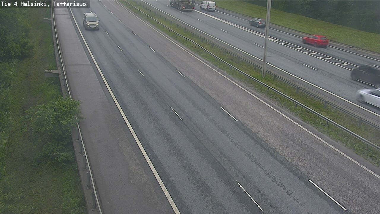 Weather Camera Image Väg 4 Helsingfors, Tattarmossen, Helsinki, Uusimaa