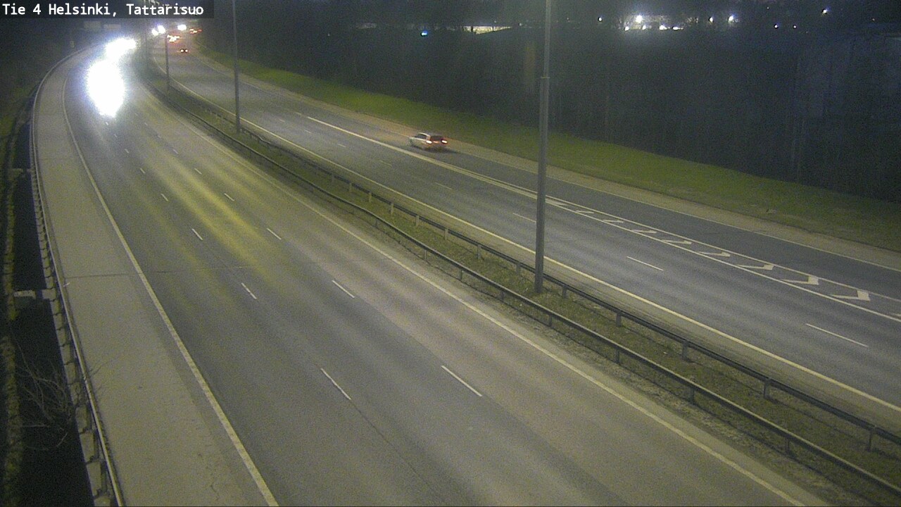 Weather Camera Image Road 4 Helsinki, Tattarisuo, Helsinki, Uusimaa