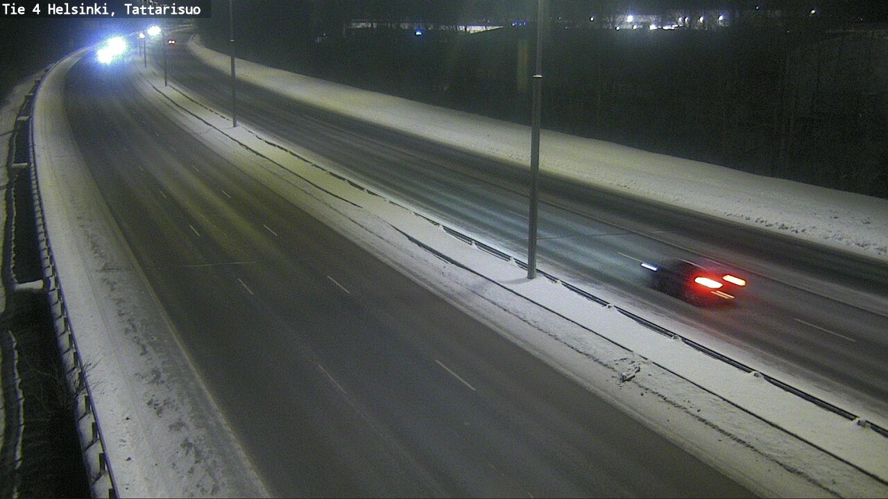 Weather Camera Image Road 4 Helsinki, Tattarisuo, Helsinki, Uusimaa