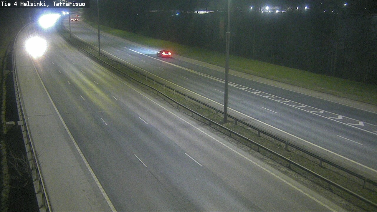 Weather Camera Image Road 4 Helsinki, Tattarisuo, Helsinki, Uusimaa