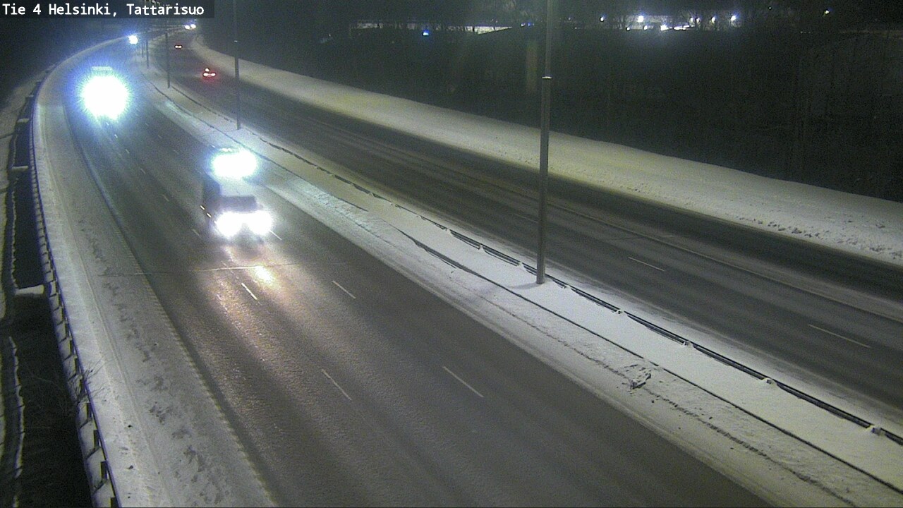 Weather Camera Image Road 4 Helsinki, Tattarisuo, Helsinki, Uusimaa