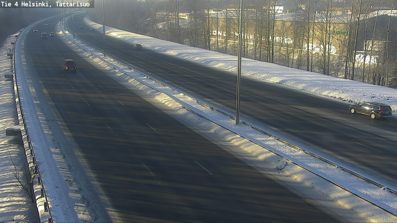 Weather Camera Image Road 4 Helsinki, Tattarisuo, Helsinki, Uusimaa