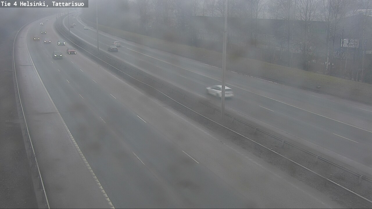 Weather Camera Image Väg 4 Helsingfors, Tattarmossen, Helsinki, Uusimaa