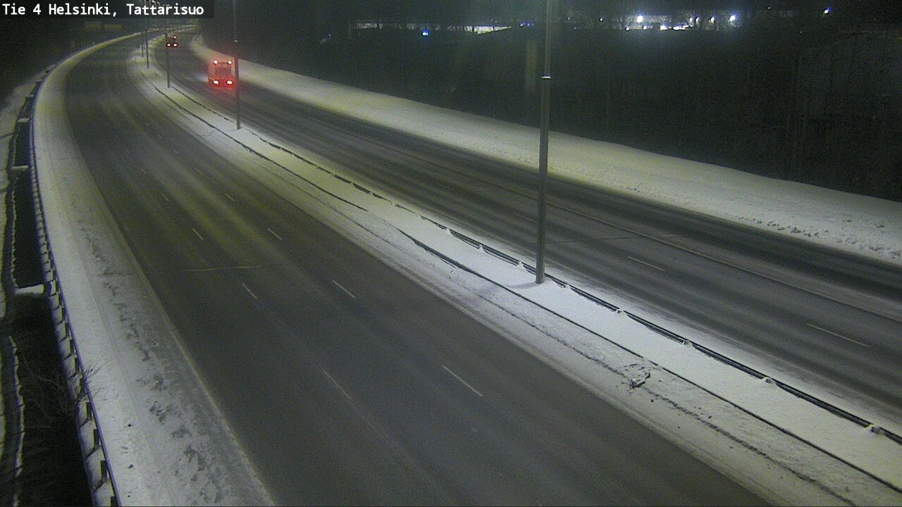 Weather Camera Image Road 4 Helsinki, Tattarisuo, Helsinki, Uusimaa