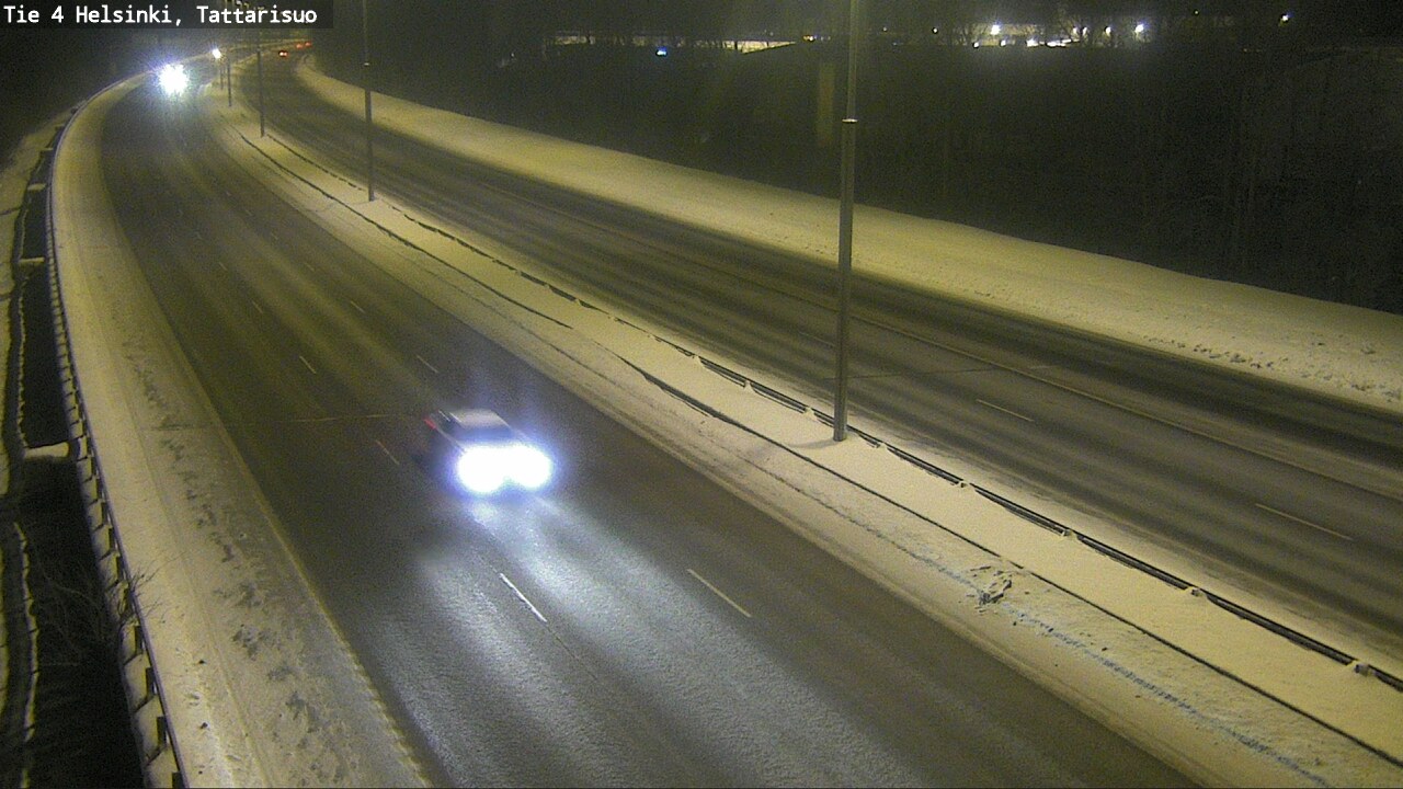 Weather Camera Image Road 4 Helsinki, Tattarisuo, Helsinki, Uusimaa