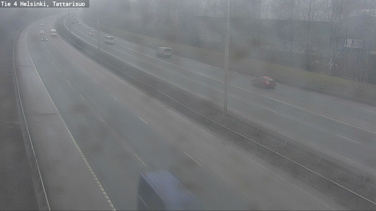 Weather Camera Image Väg 4 Helsingfors, Tattarmossen, Helsinki, Uusimaa
