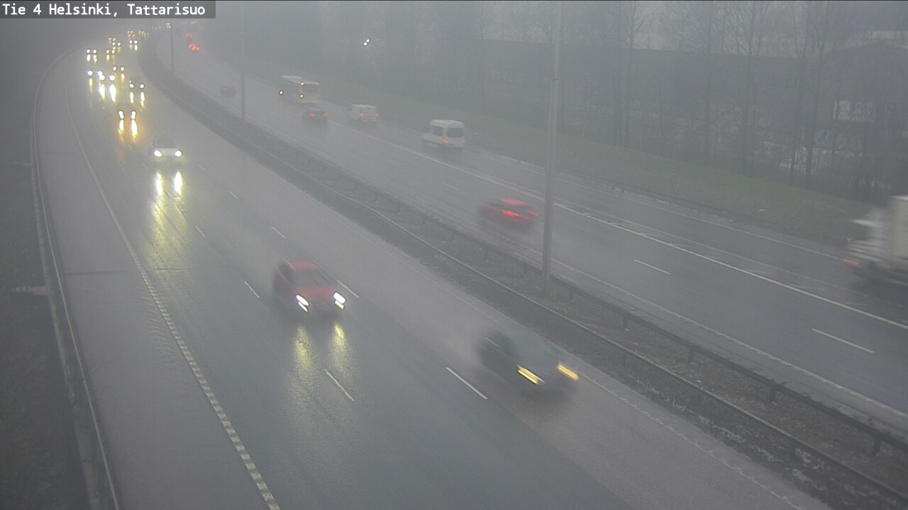 Weather Camera Image Väg 4 Helsingfors, Tattarmossen, Helsinki, Uusimaa