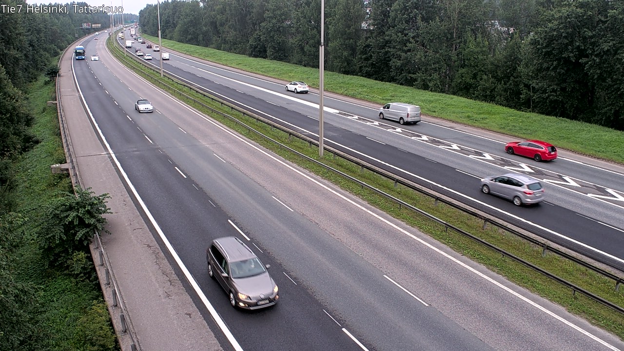 Weather Camera Image Väg 4 Helsingfors, Tattarmossen, Helsinki, Uusimaa
