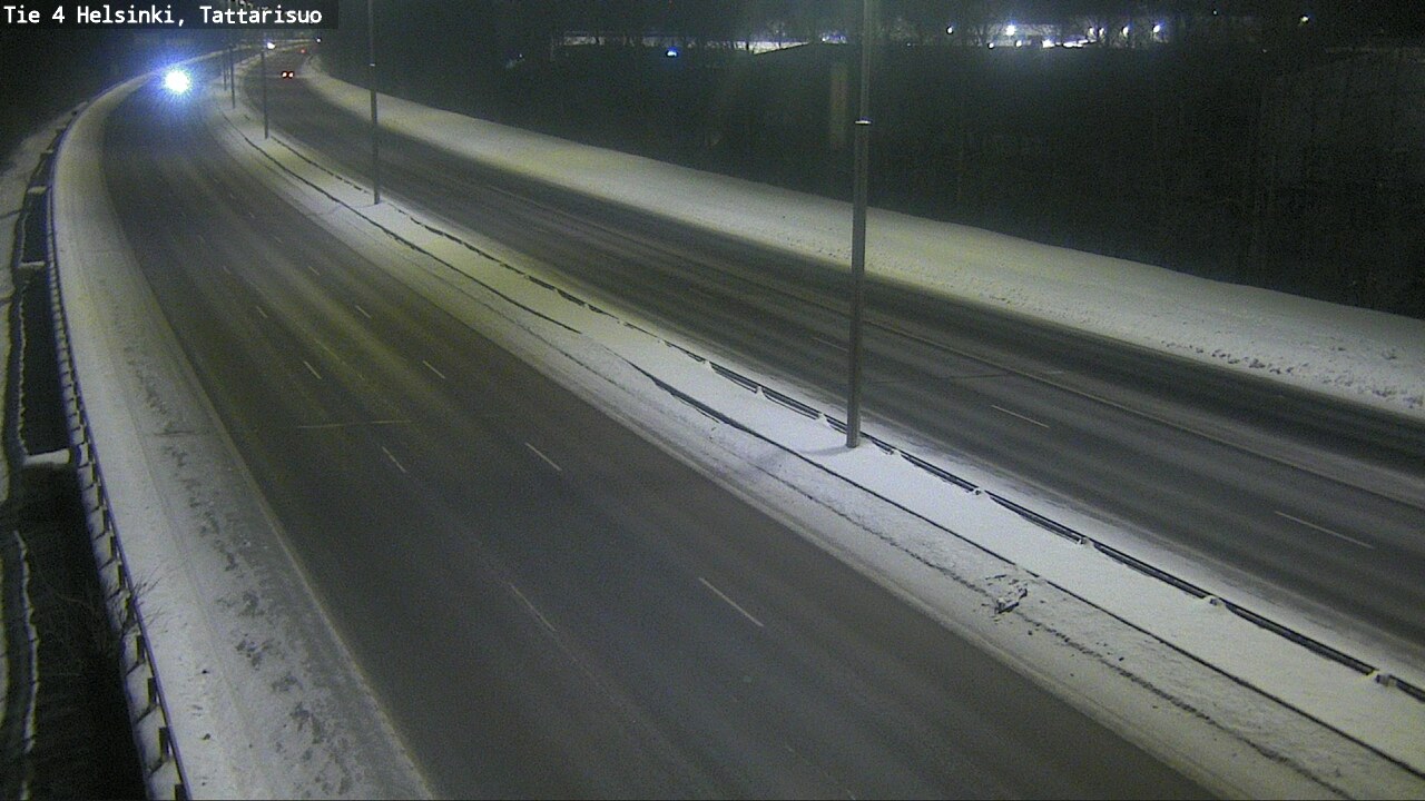 Weather Camera Image Road 4 Helsinki, Tattarisuo, Helsinki, Uusimaa