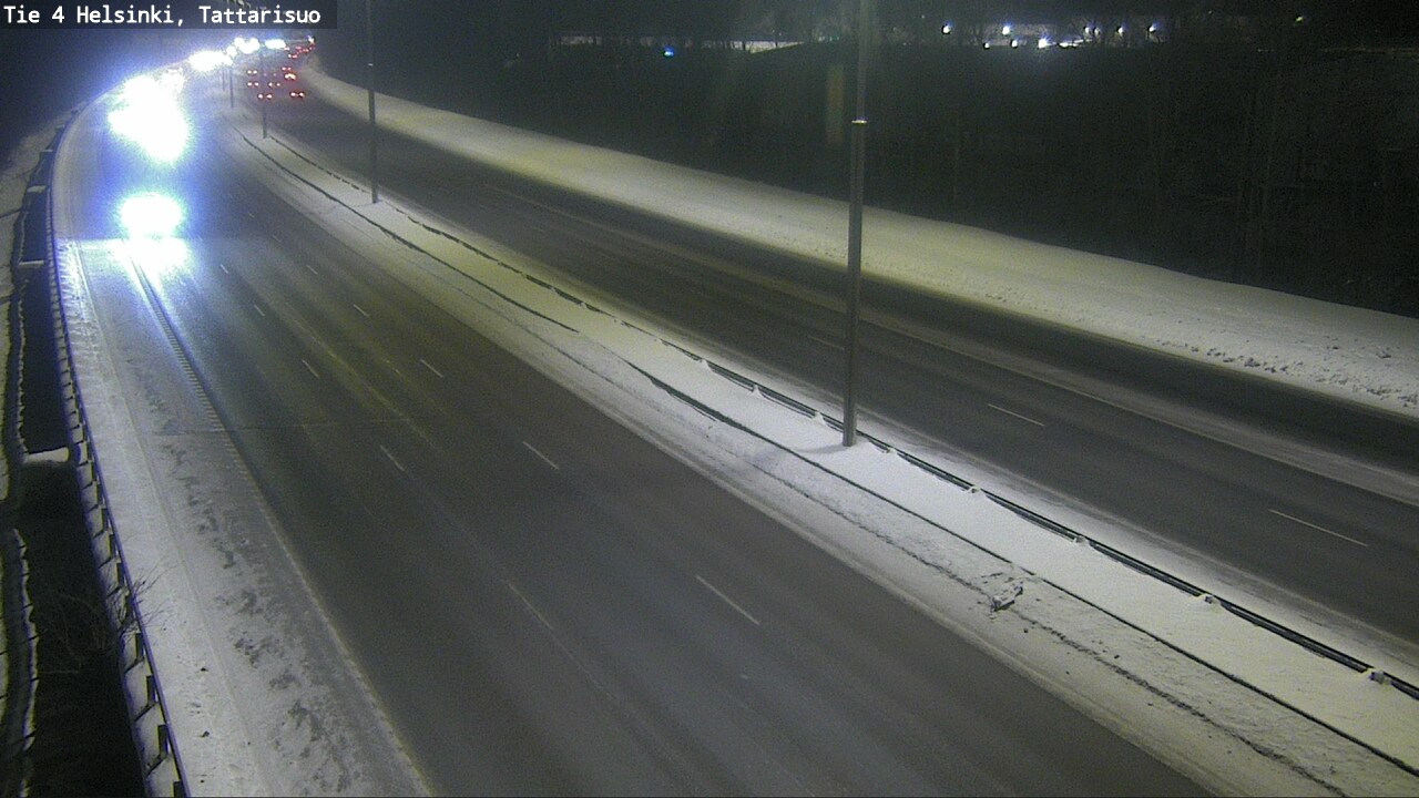 Weather Camera Image Road 4 Helsinki, Tattarisuo, Helsinki, Uusimaa