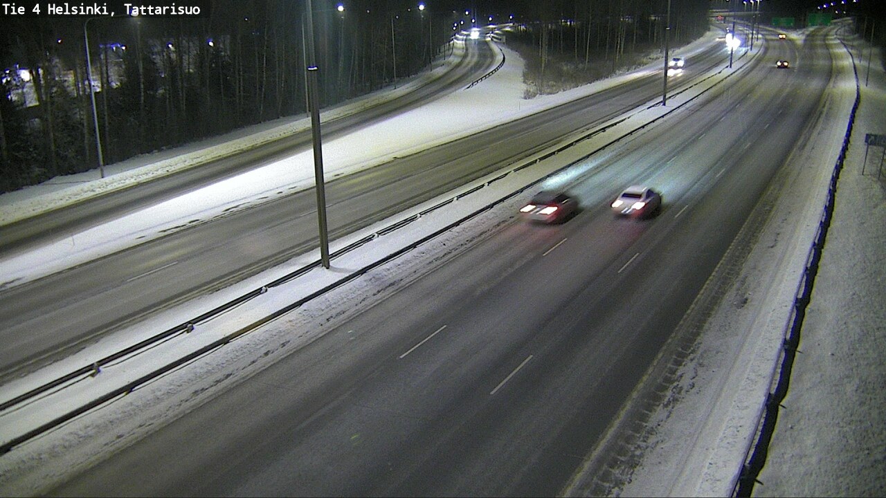 Weather Camera Image Road 4 Helsinki, Tattarisuo, Helsinki, Uusimaa