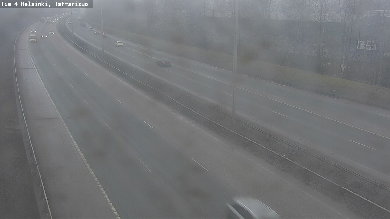 Weather Camera Image Väg 4 Helsingfors, Tattarmossen, Helsinki, Uusimaa