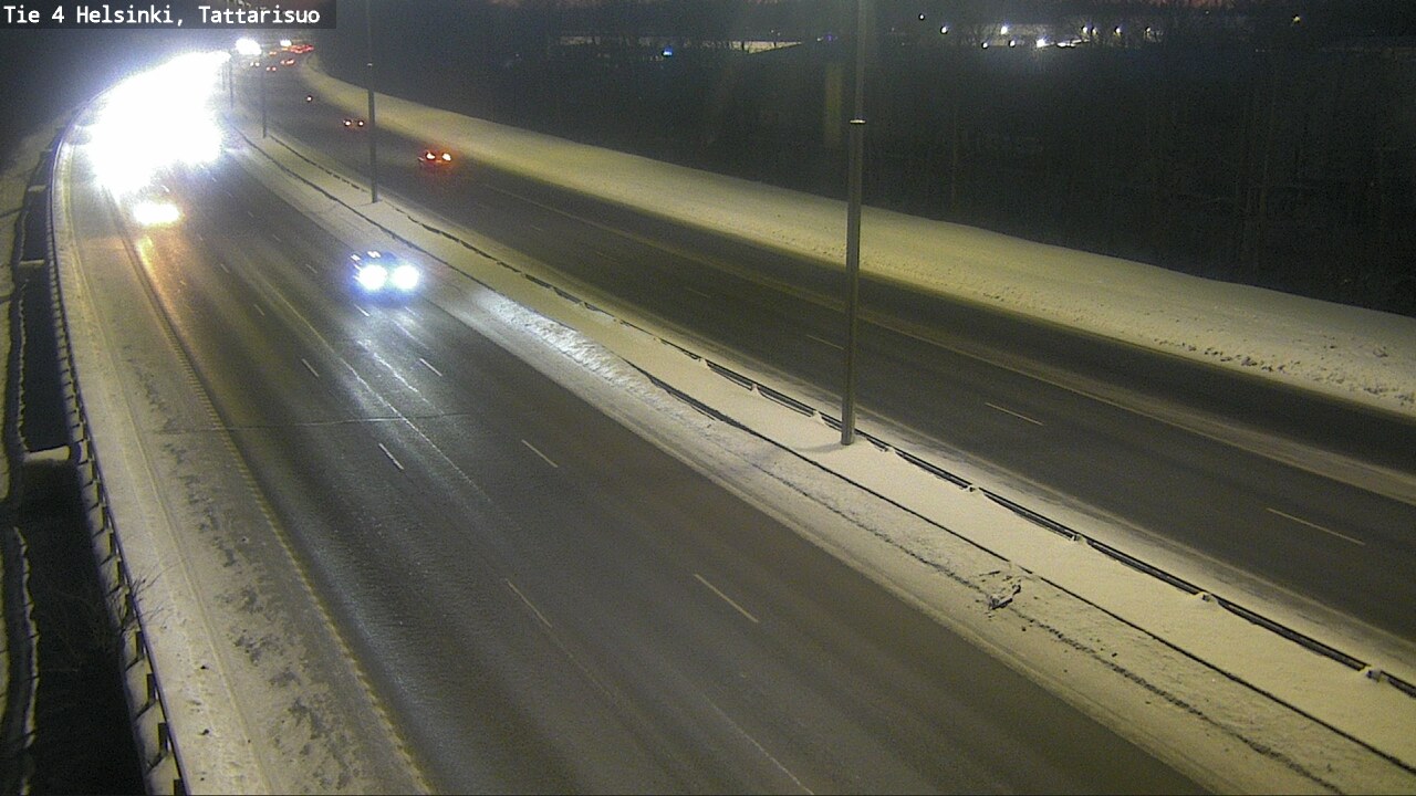 Weather Camera Image Road 4 Helsinki, Tattarisuo, Helsinki, Uusimaa