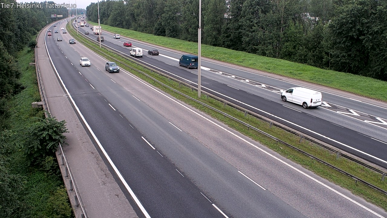 Weather Camera Image Väg 4 Helsingfors, Tattarmossen, Helsinki, Uusimaa
