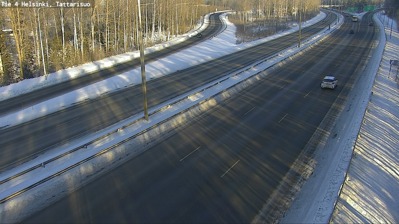Weather Camera Image Road 4 Helsinki, Tattarisuo, Helsinki, Uusimaa