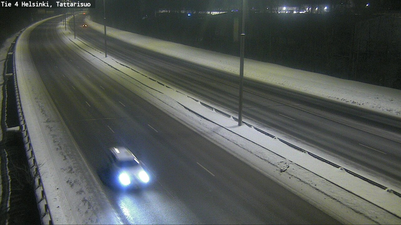 Weather Camera Image Road 4 Helsinki, Tattarisuo, Helsinki, Uusimaa