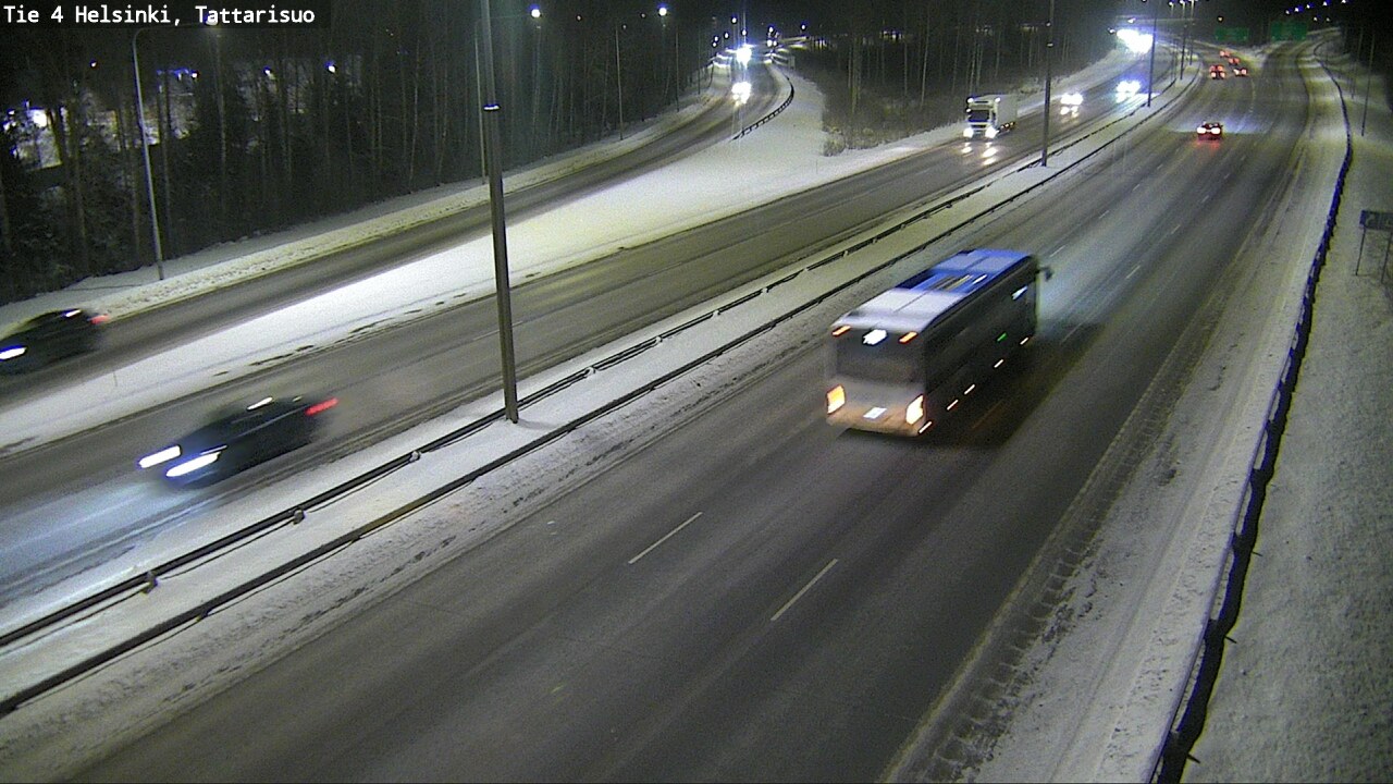 Weather Camera Image Road 4 Helsinki, Tattarisuo, Helsinki, Uusimaa