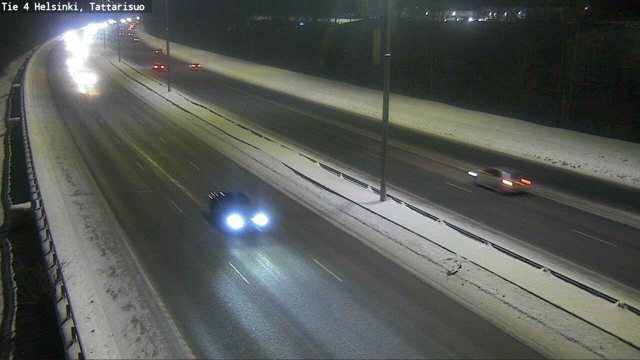 Weather Camera Image Road 4 Helsinki, Tattarisuo, Helsinki, Uusimaa