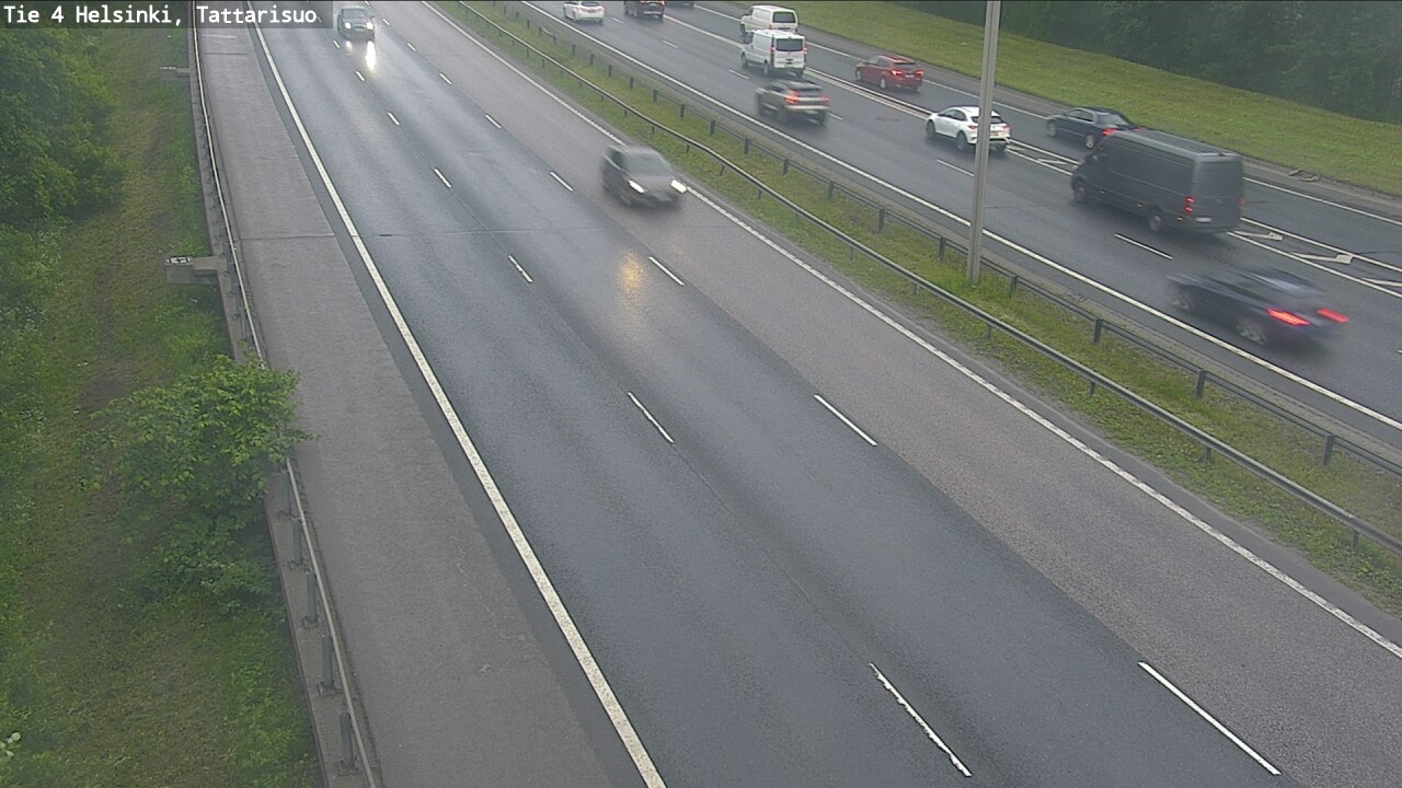 Weather Camera Image Road 4 Helsinki, Tattarisuo, Helsinki, Uusimaa