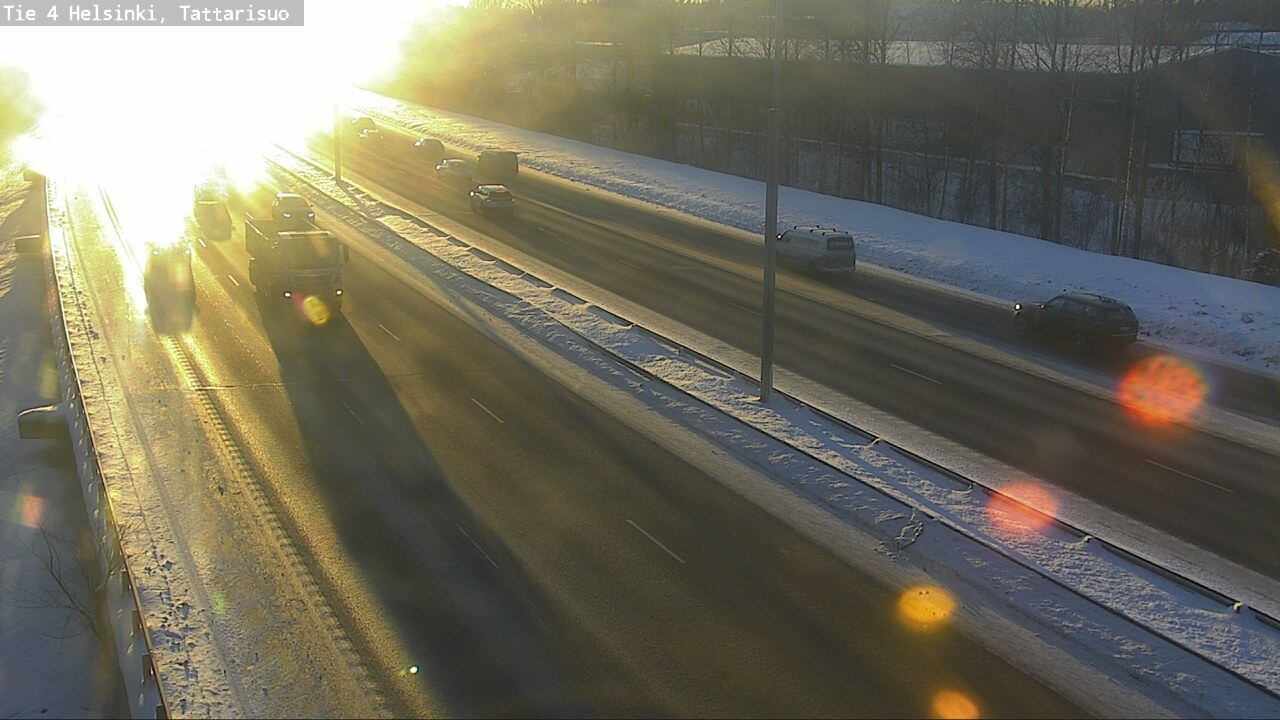 Weather Camera Image Road 4 Helsinki, Tattarisuo, Helsinki, Uusimaa
