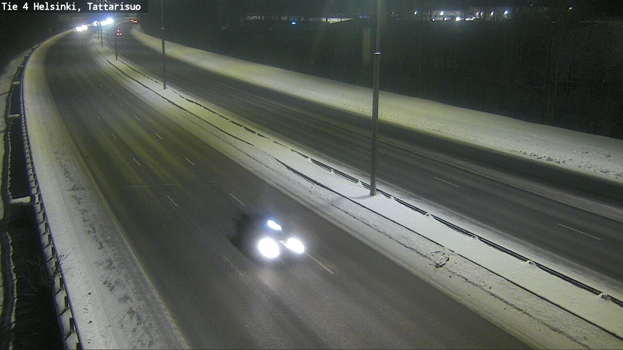 Weather Camera Image Road 4 Helsinki, Tattarisuo, Helsinki, Uusimaa