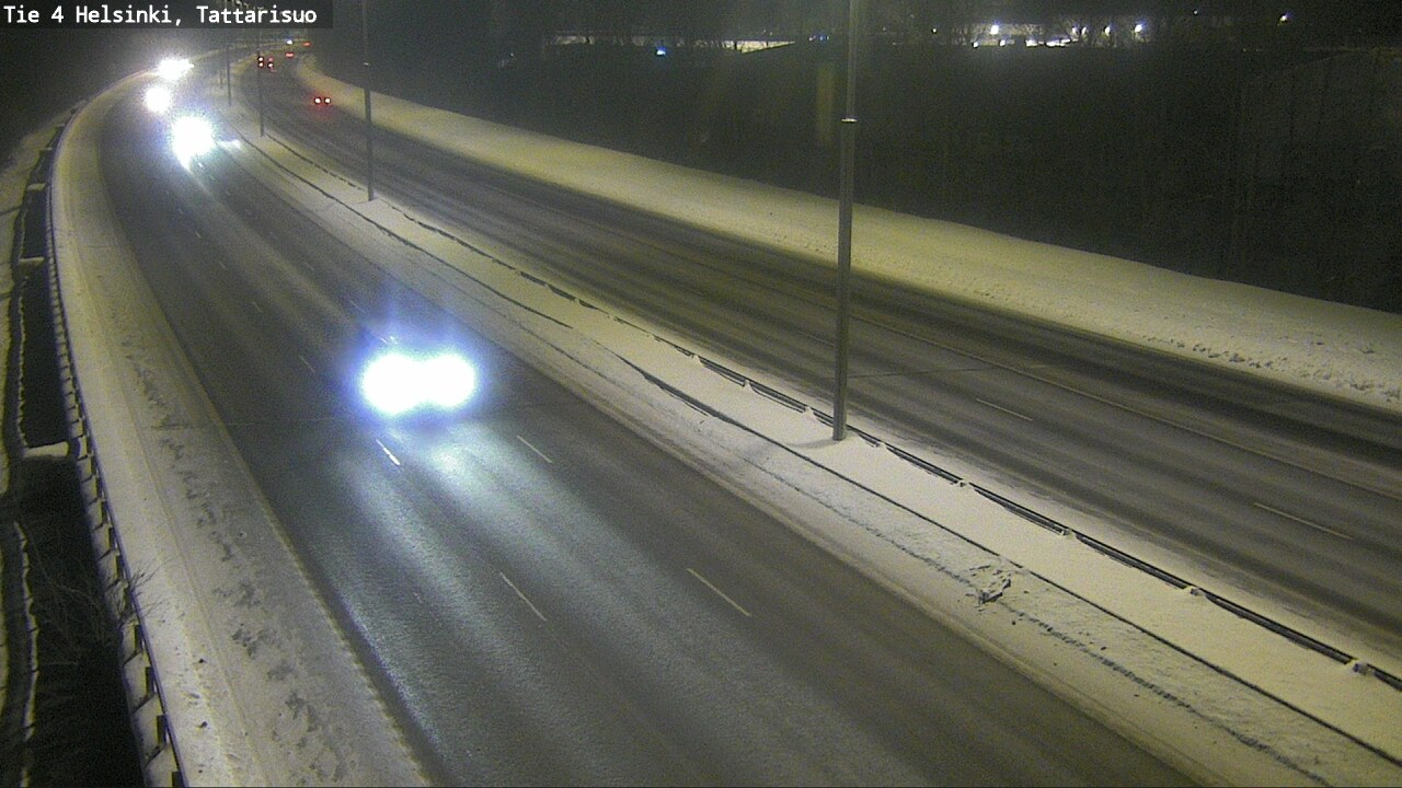 Weather Camera Image Road 4 Helsinki, Tattarisuo, Helsinki, Uusimaa