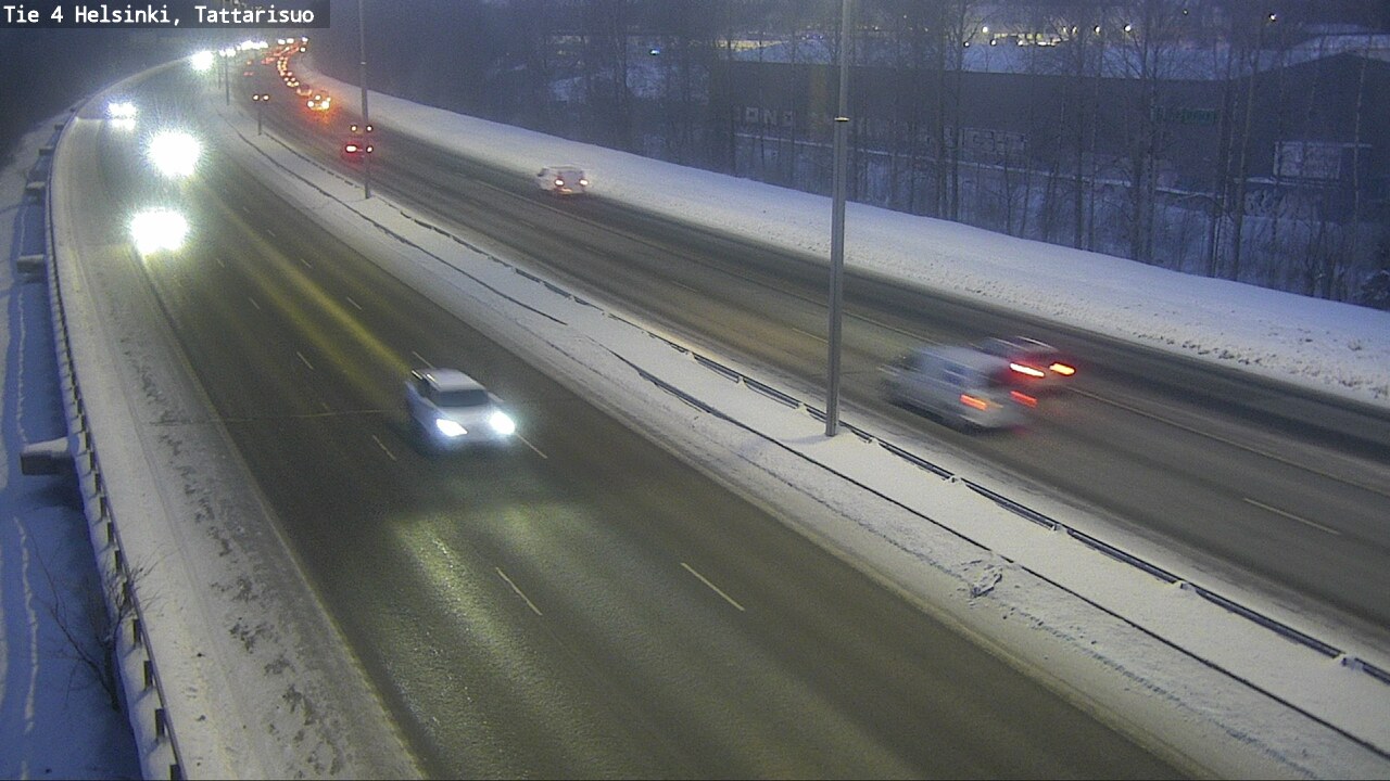Weather Camera Image Road 4 Helsinki, Tattarisuo, Helsinki, Uusimaa