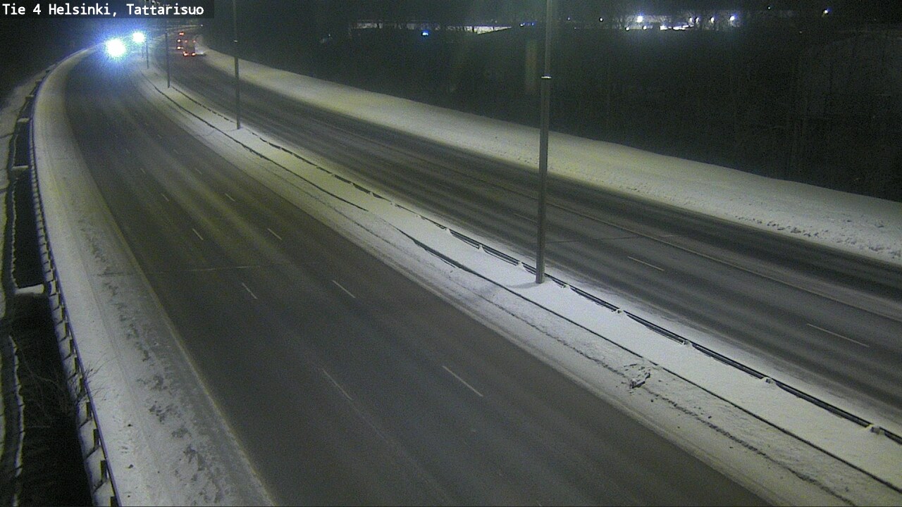Weather Camera Image Road 4 Helsinki, Tattarisuo, Helsinki, Uusimaa
