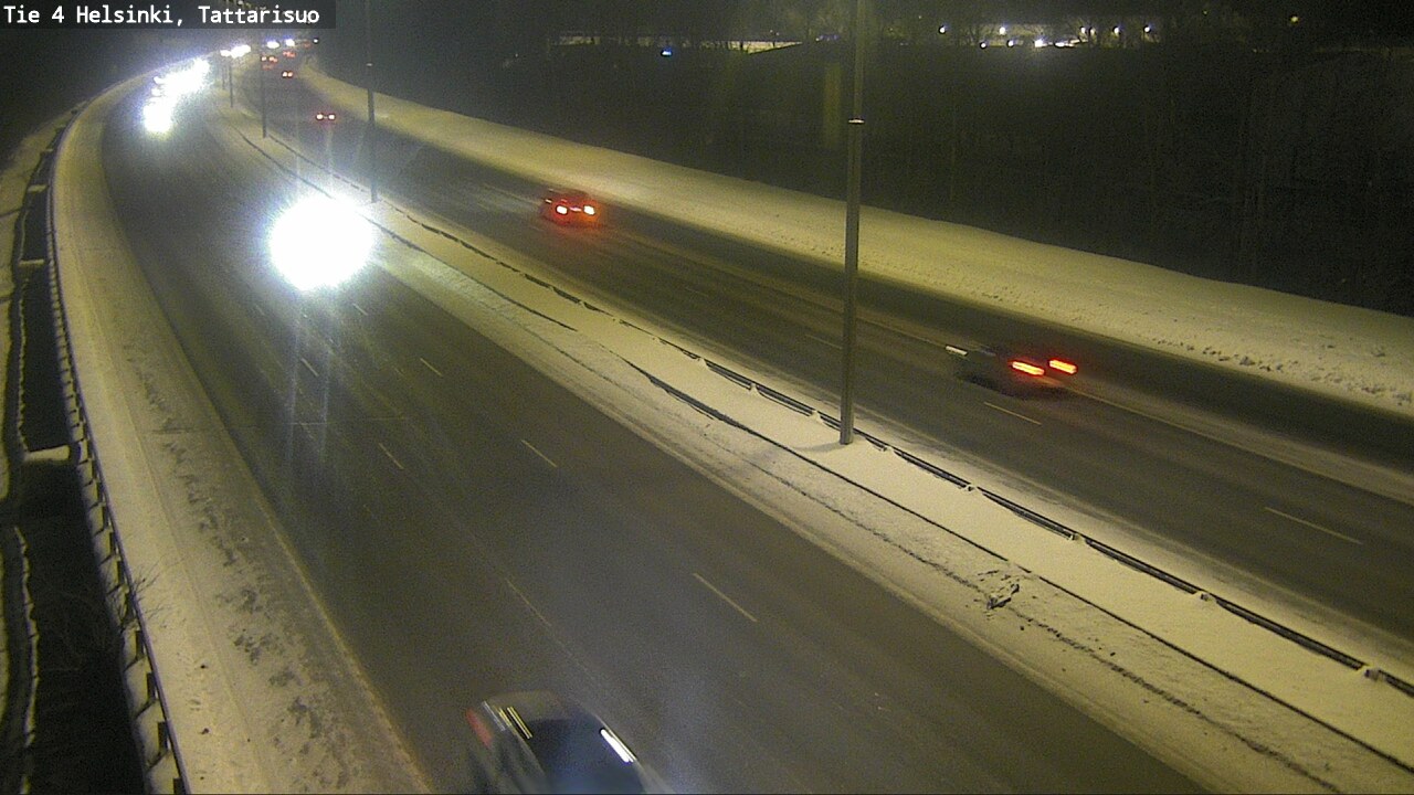 Weather Camera Image Road 4 Helsinki, Tattarisuo, Helsinki, Uusimaa