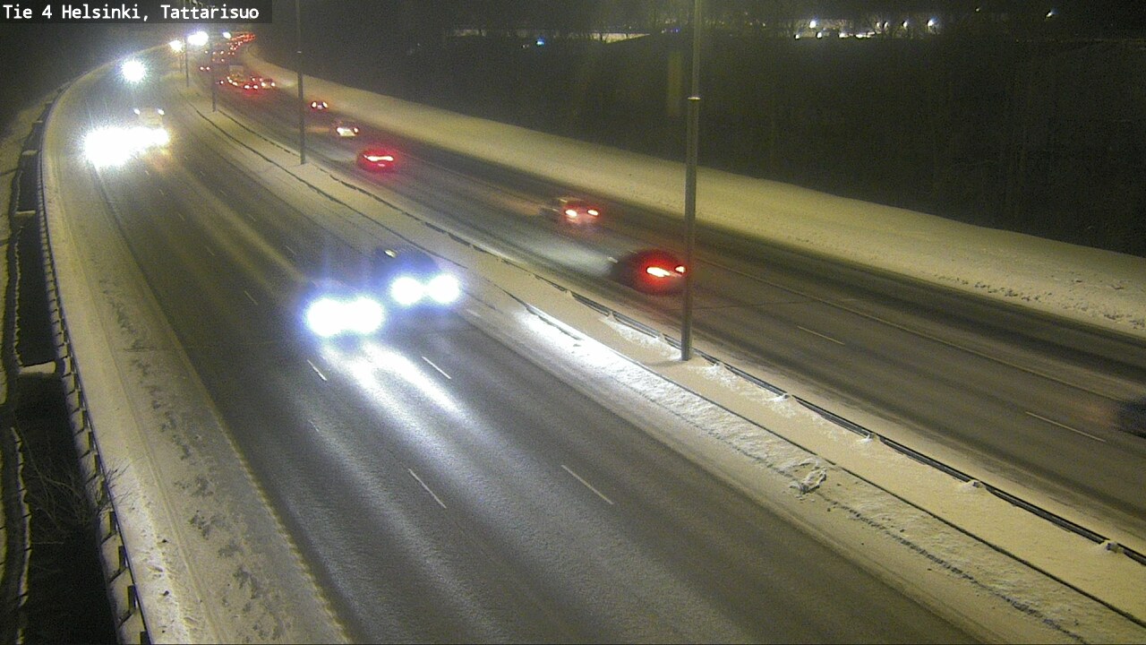 Weather Camera Image Road 4 Helsinki, Tattarisuo, Helsinki, Uusimaa