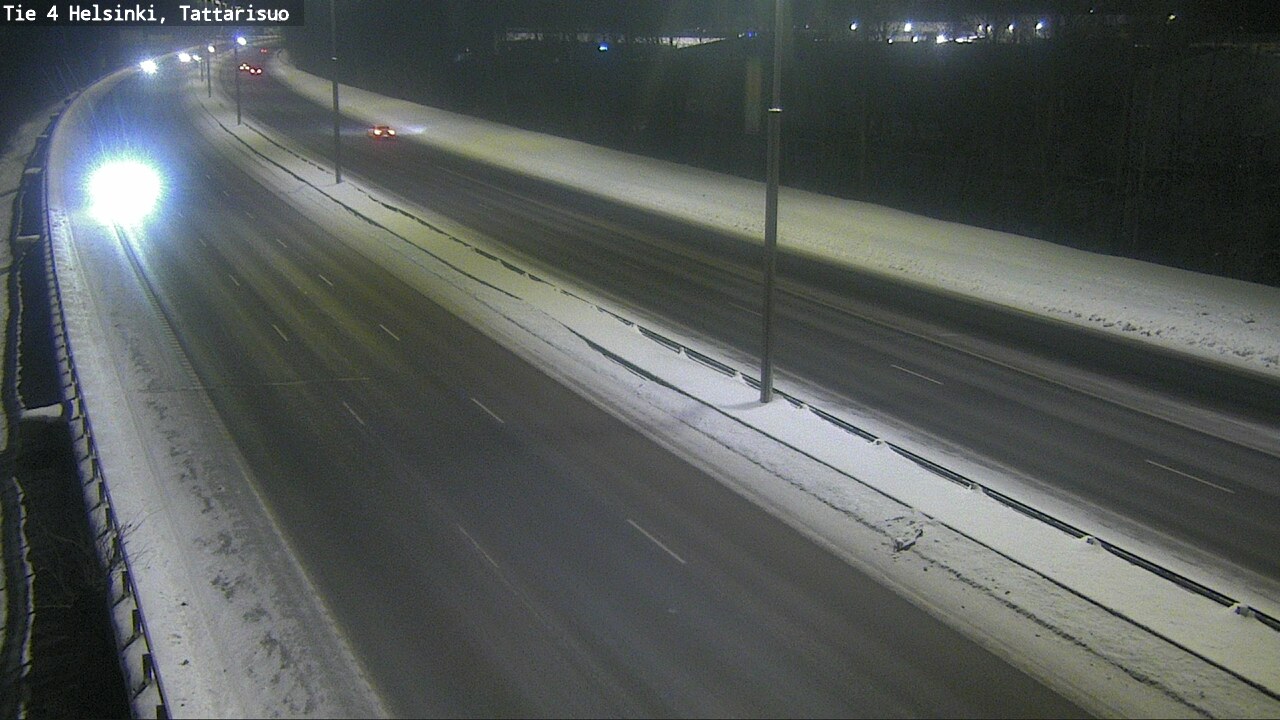 Weather Camera Image Road 4 Helsinki, Tattarisuo, Helsinki, Uusimaa