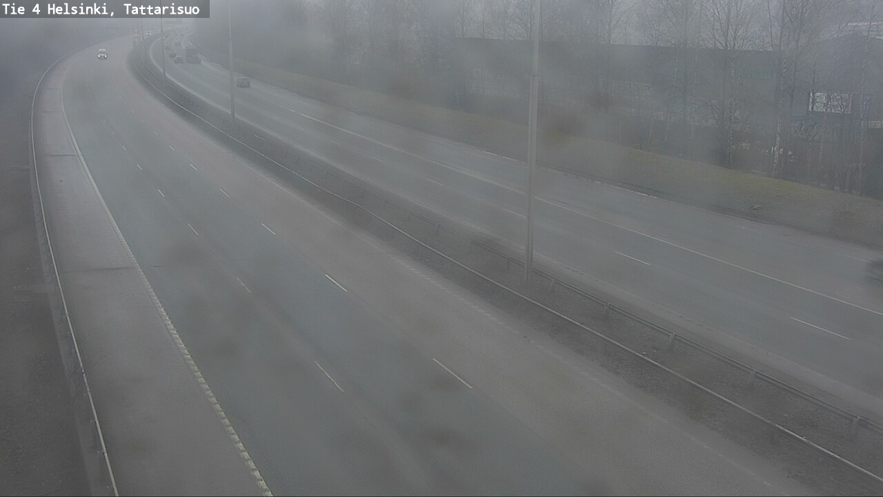 Weather Camera Image Väg 4 Helsingfors, Tattarmossen, Helsinki, Uusimaa