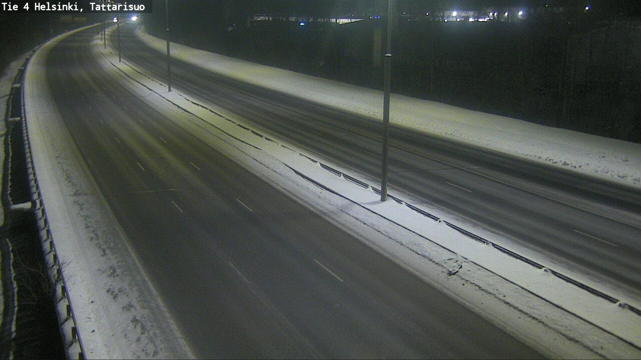 Weather Camera Image Road 4 Helsinki, Tattarisuo, Helsinki, Uusimaa