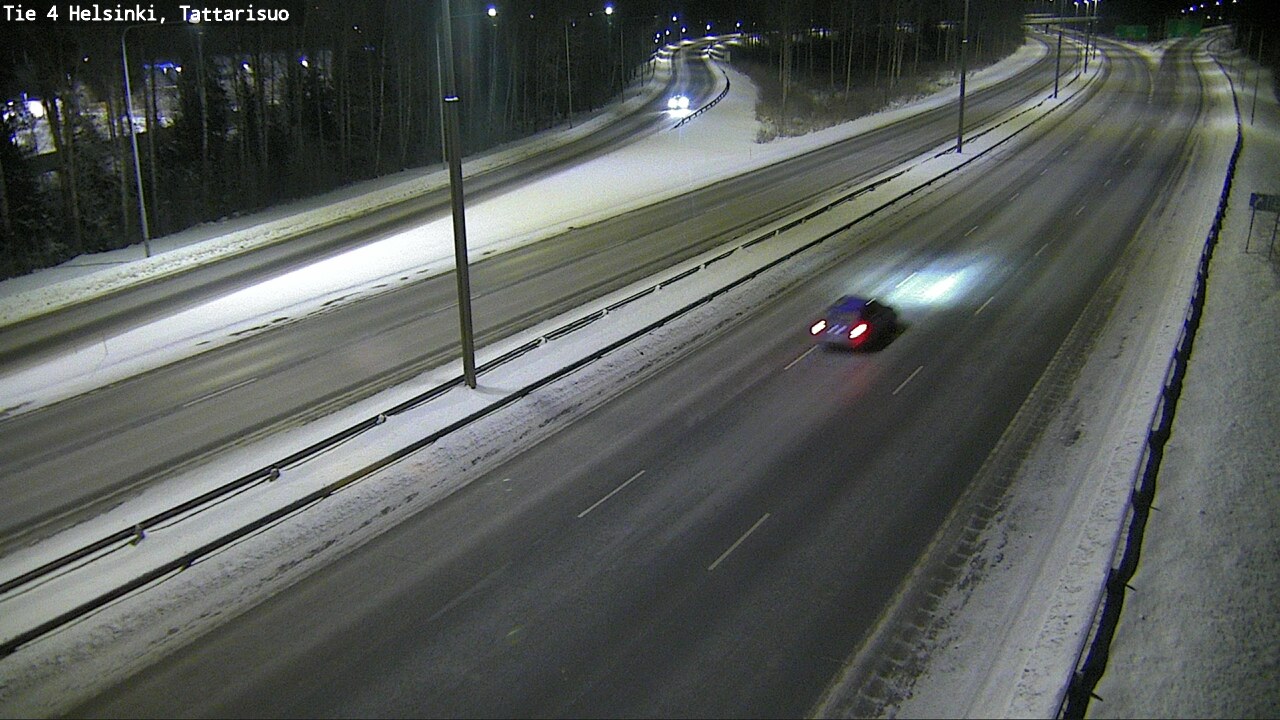 Weather Camera Image Road 4 Helsinki, Tattarisuo, Helsinki, Uusimaa
