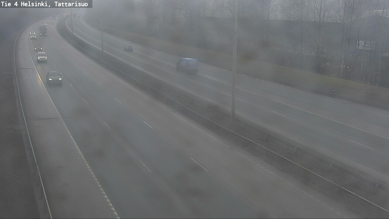 Weather Camera Image Väg 4 Helsingfors, Tattarmossen, Helsinki, Uusimaa