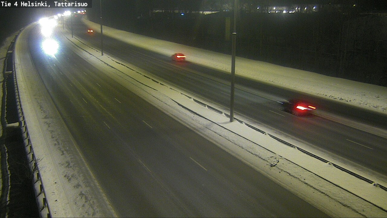 Weather Camera Image Road 4 Helsinki, Tattarisuo, Helsinki, Uusimaa