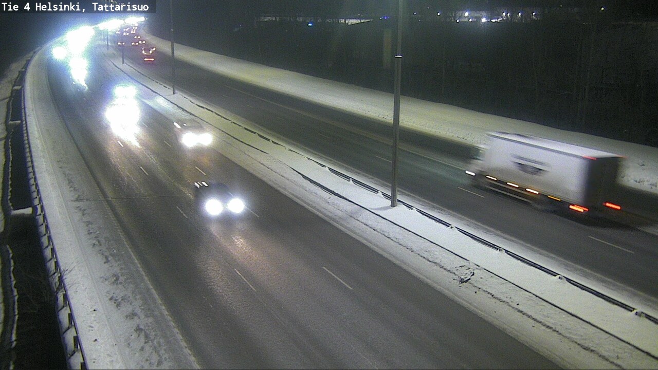 Weather Camera Image Road 4 Helsinki, Tattarisuo, Helsinki, Uusimaa