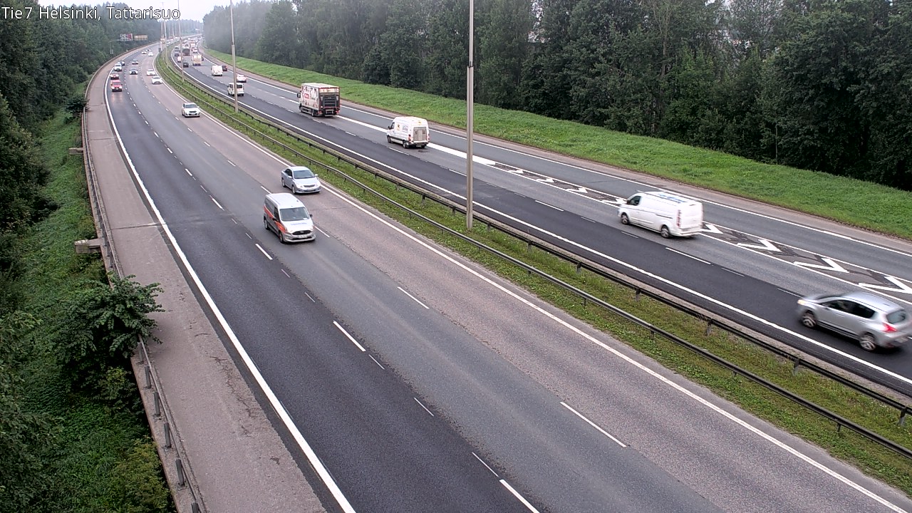 Weather Camera Image Väg 4 Helsingfors, Tattarmossen, Helsinki, Uusimaa